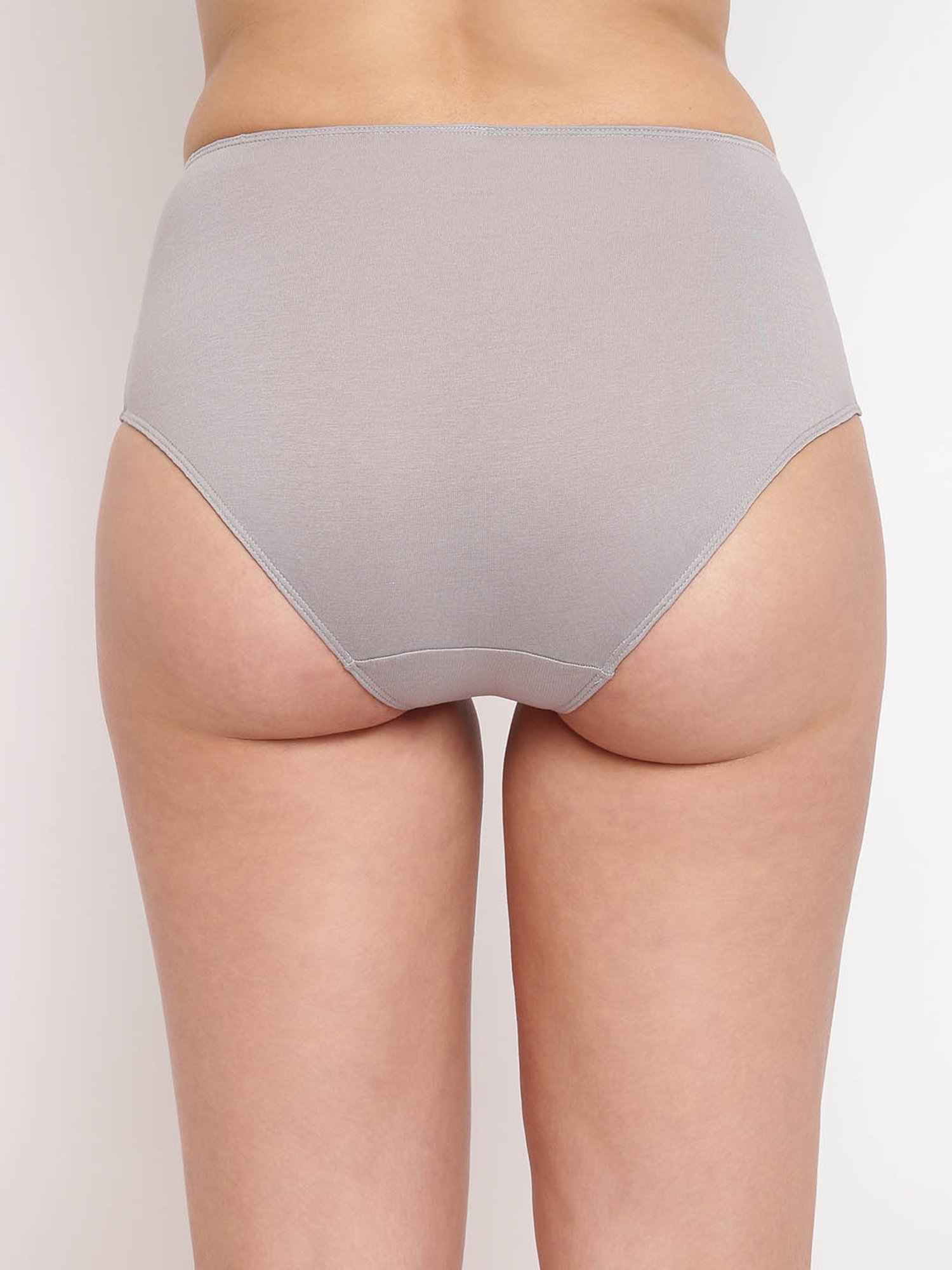BASIICS by La Intimo Grey Hipster Panty (Pack Of 3)