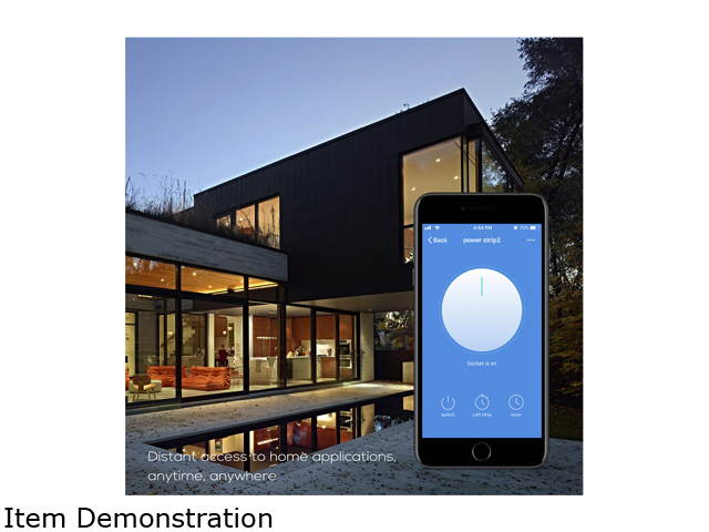 LITEdge Smart Power Strip, Wi-Fi Accessible 3 AC Outlets 2 USB Ports, Works with Amazon Alexa, No Hub Needed