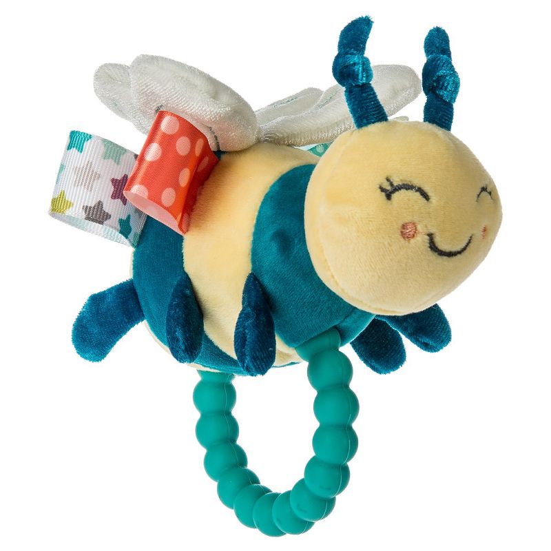 Mary Meyer Fuzzy Buzzy Bee Taggies Set - Fuzzy Buzzy Bee Lovey & Teether Rattle