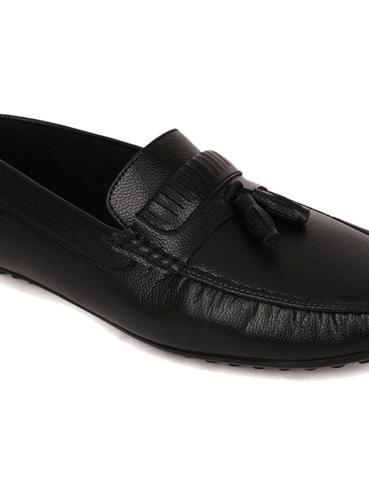 Duke Men's Black Casual Mocassins