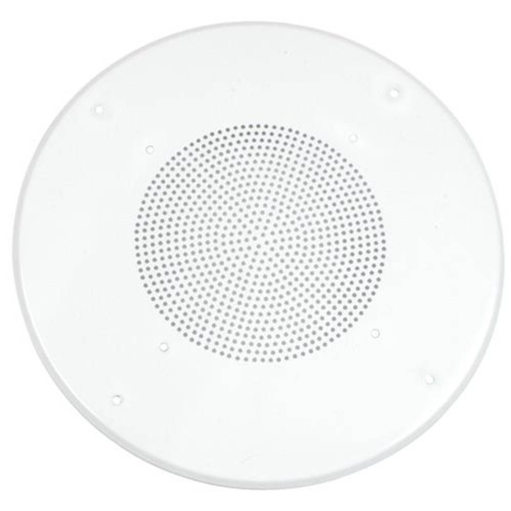 Parts Express White Round Commercial Ceiling Speaker Grill for 8" Speaker