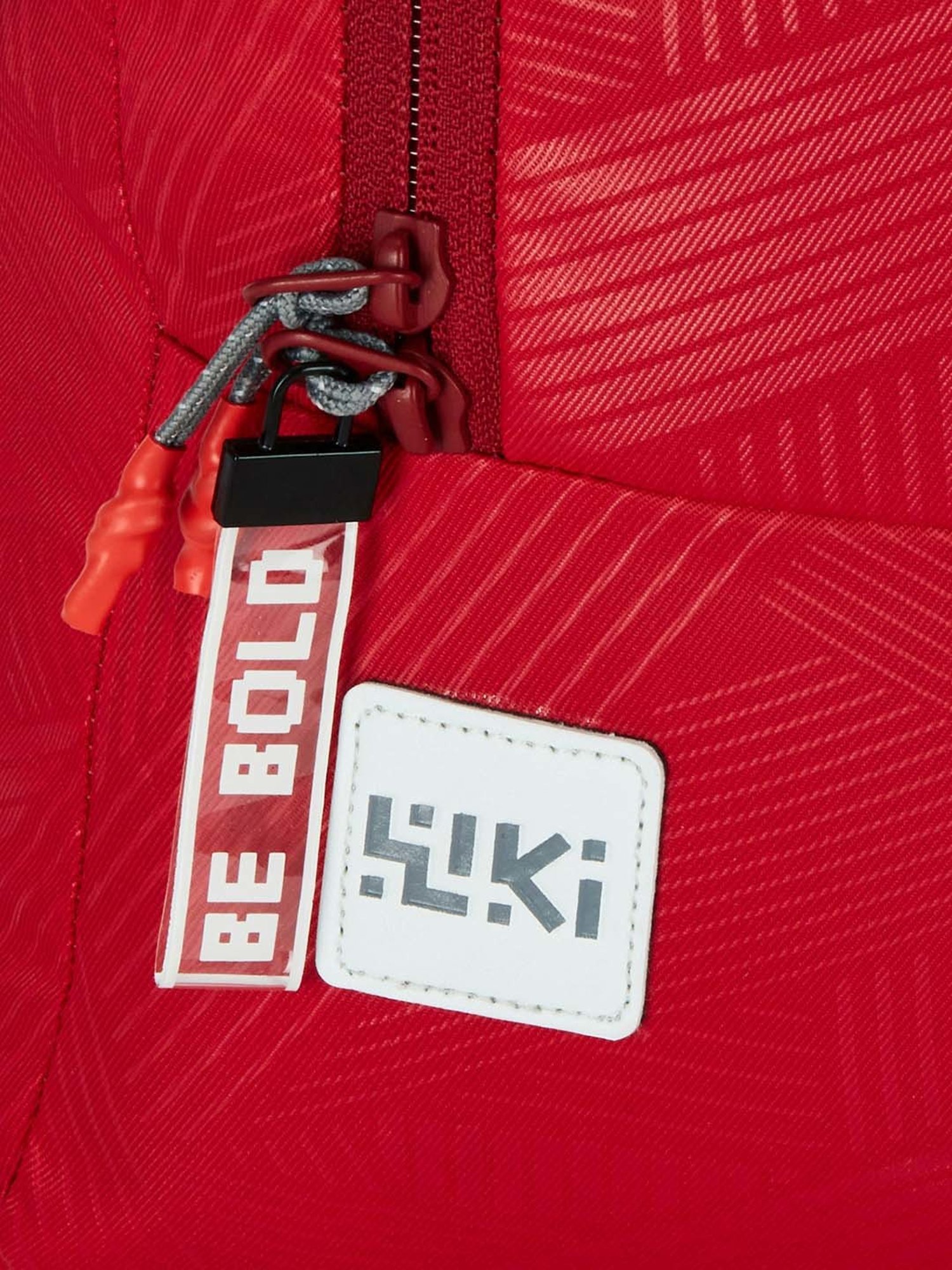 Wiki 31.5 Ltrs Red Medium Backpack