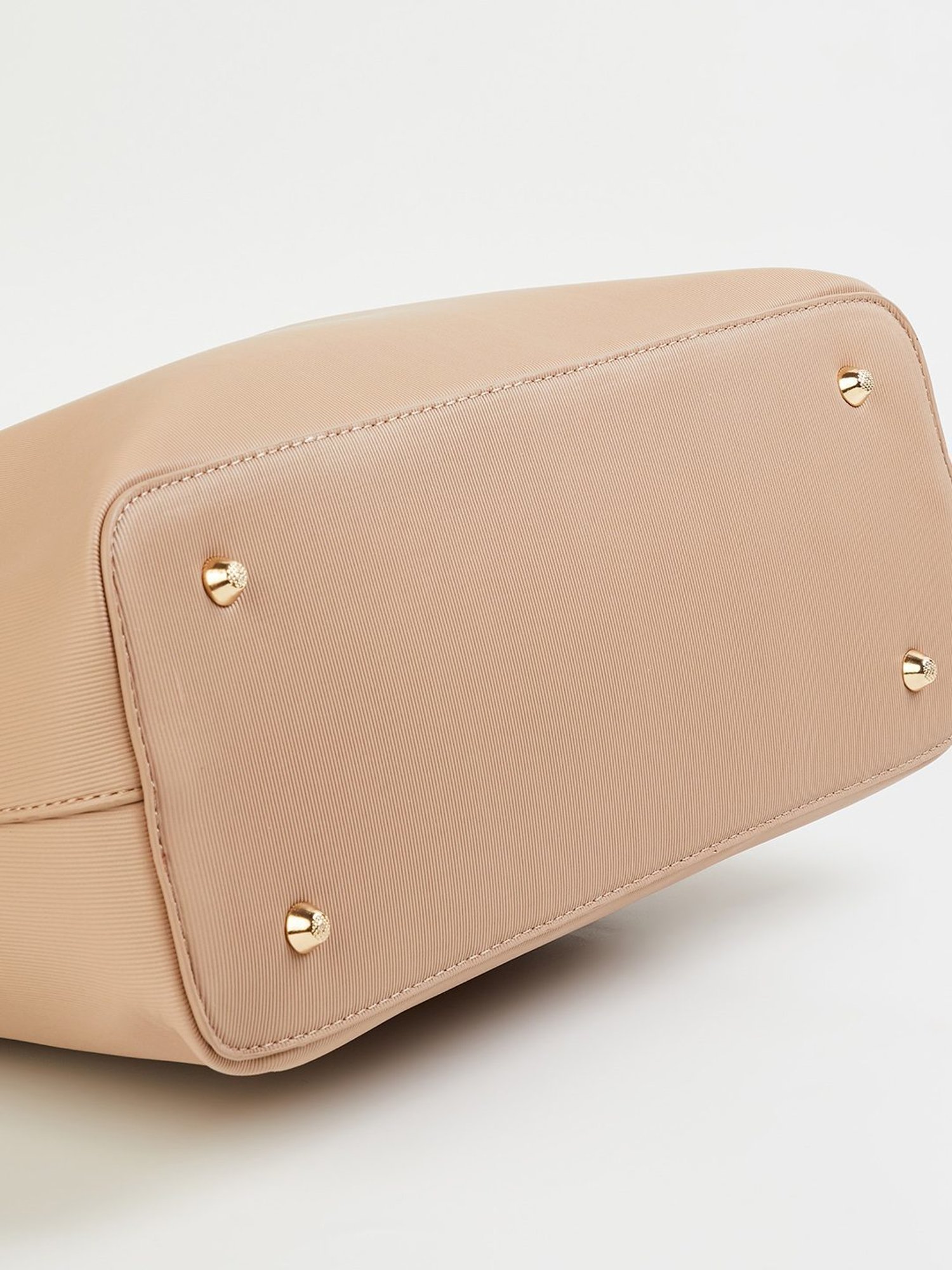 Code by Lifestyle Beige Textured Tote Bag