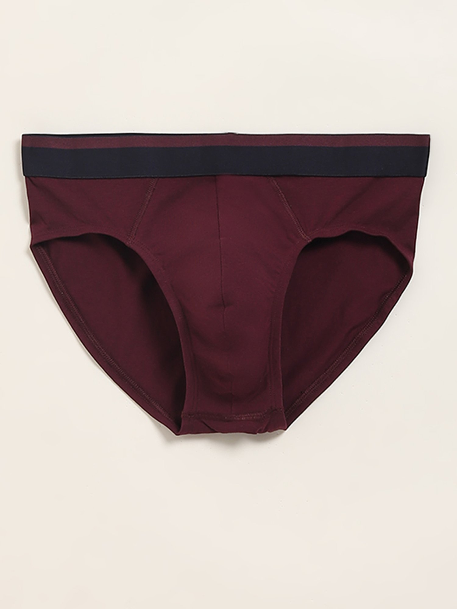 WES Lounge by Westside Wine Printed Relaxed Fit Briefs - Pack of 3