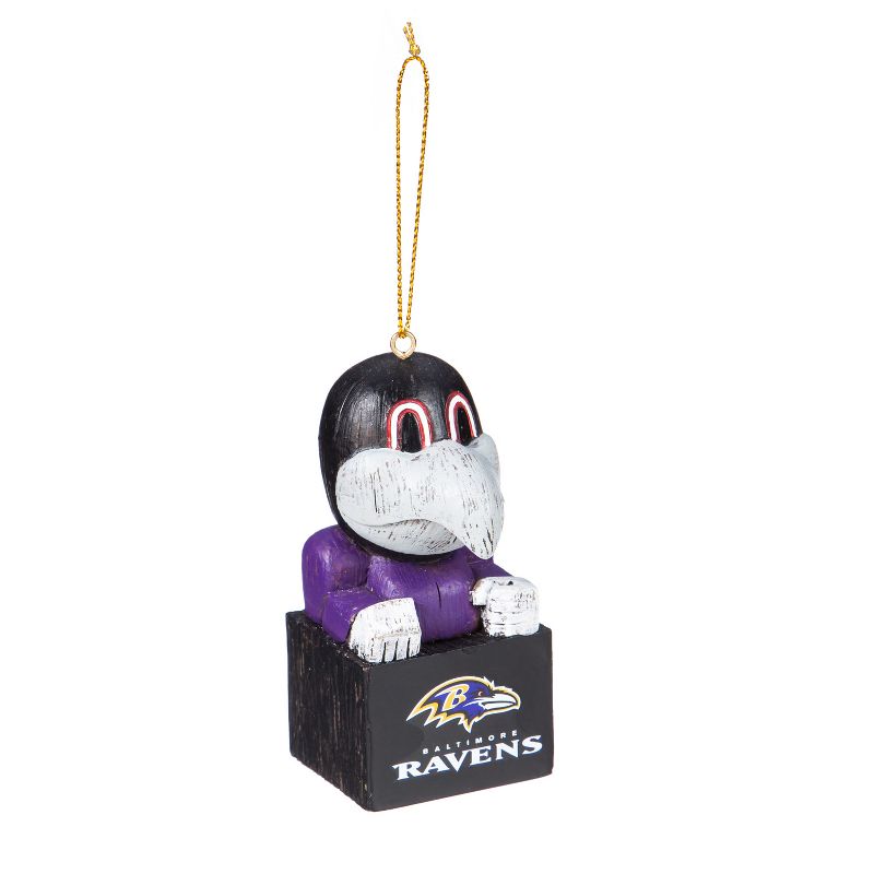 Evergreen 3OT3802MAS Baltimore Ravens Mascot Ornament