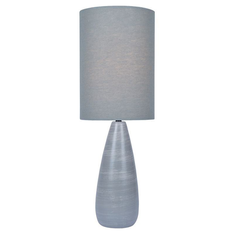 Quatro Table Lamp Brushed Gray  - Lite Source