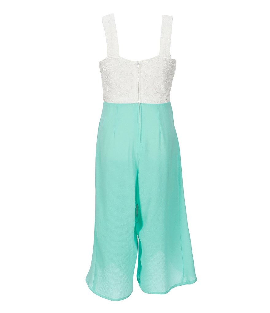 Poppies and Roses Big Girls 7-16 Lace/Tulip Jumpsuit