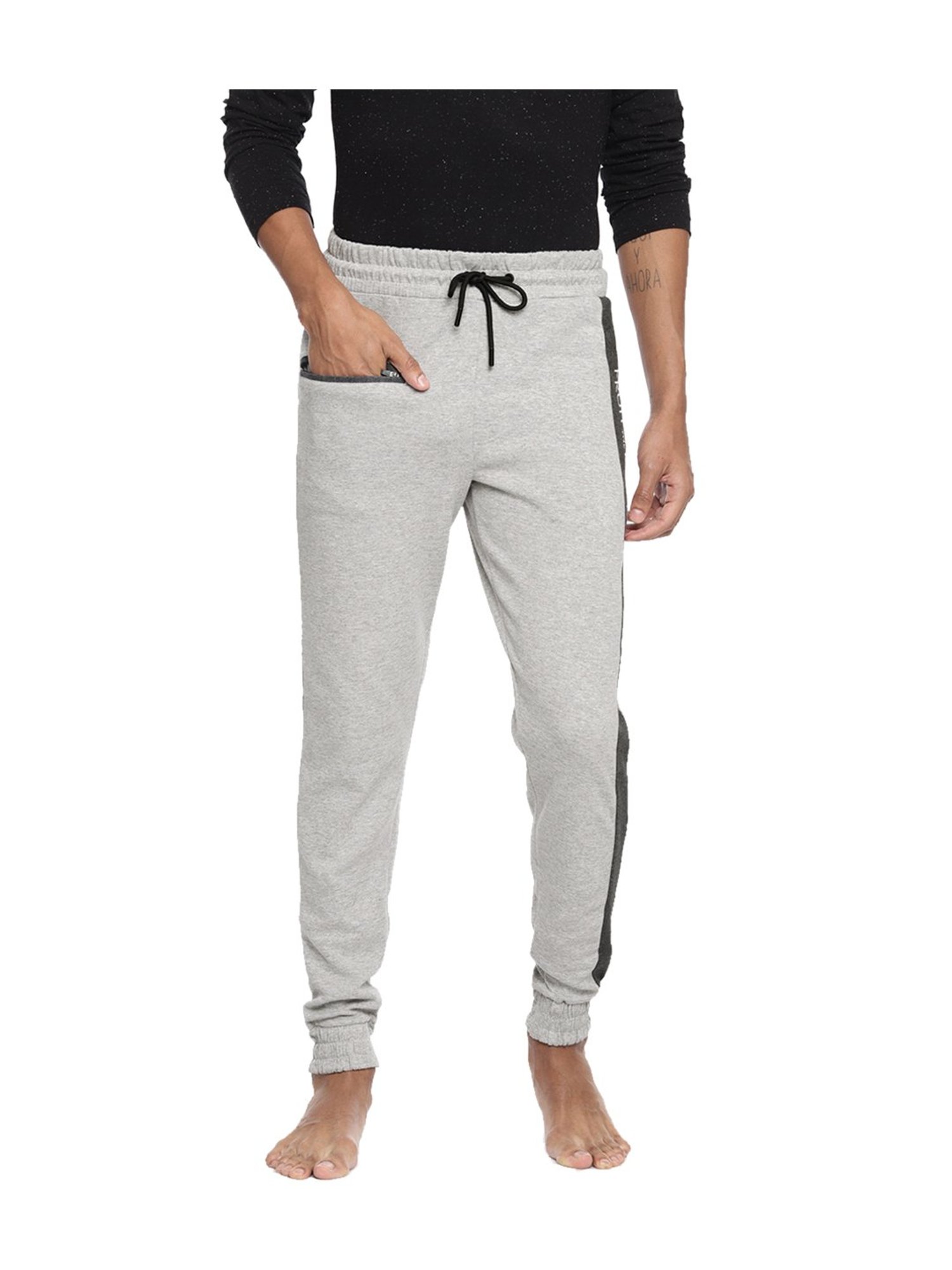 Fruit of the Loom Light Grey Regular Fit Joggers
