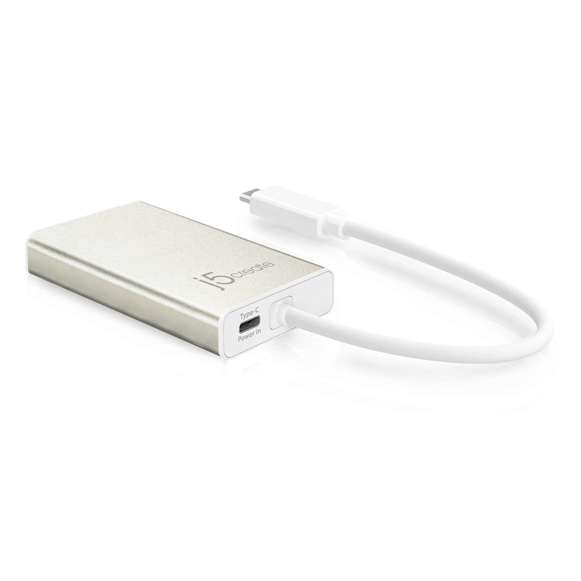 j5create USB-C Multi-Adapter - HDMI/Ethernet/USB 3.1 HUB/PD 2.0