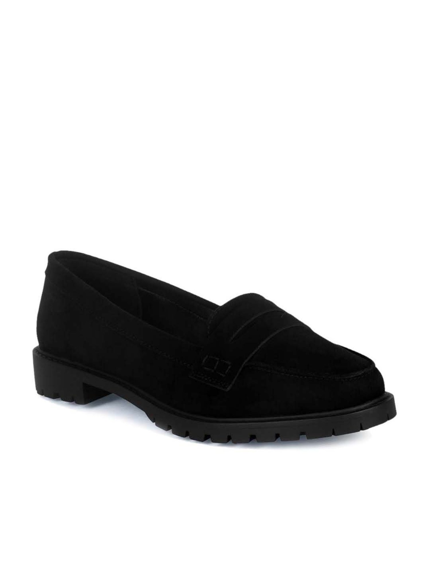 London Rag Women's Black Casual Loafers