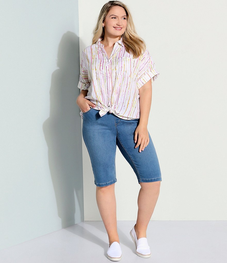 Code Bleu Plus Size Chelsea Bermuda Shorts