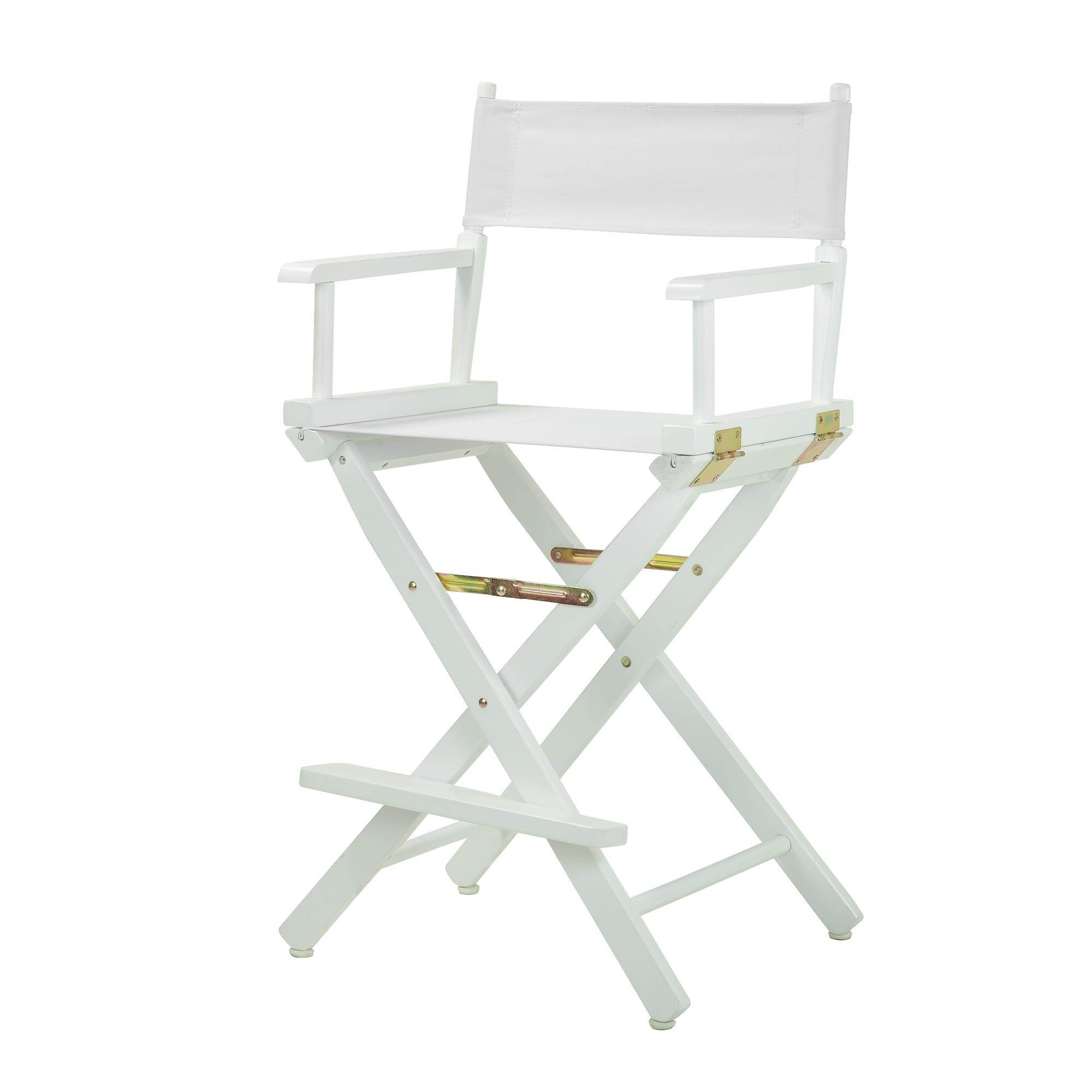 Casual Home 220-01-021-29 24 in. Directors Chair White Frame with White Canvas