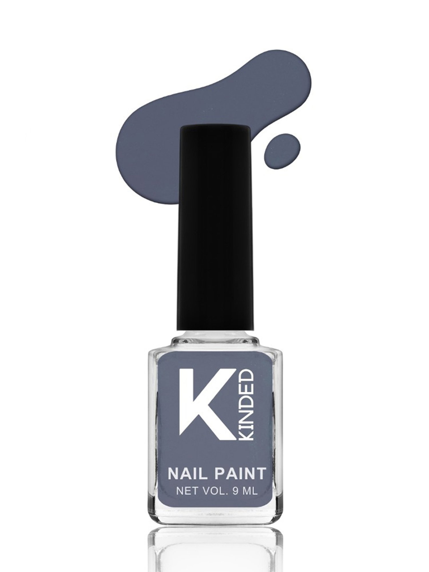 KINDED Nail Paint 19 Pastel Dark Grey - 9 ml