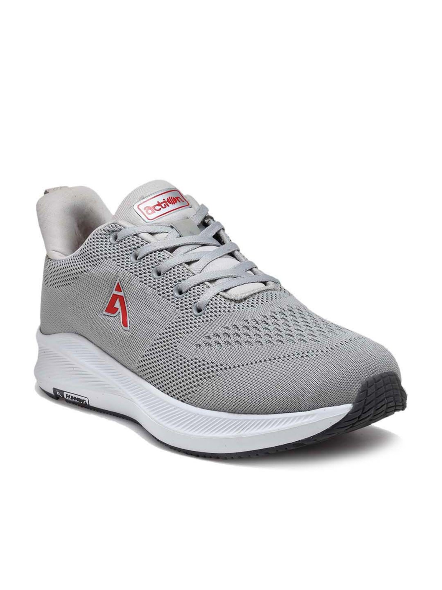 Action Men's Grey Running Shoes