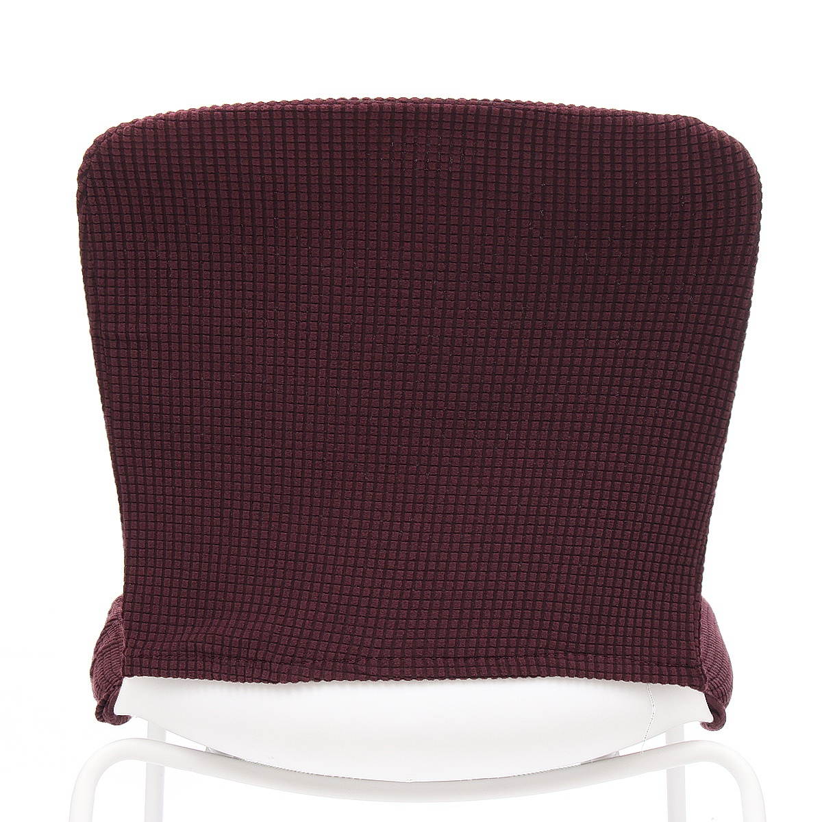 Corn Plush Office Computer Chair Cover Slip Stretchable Rotate Swivel Seat Home Office Light Grey