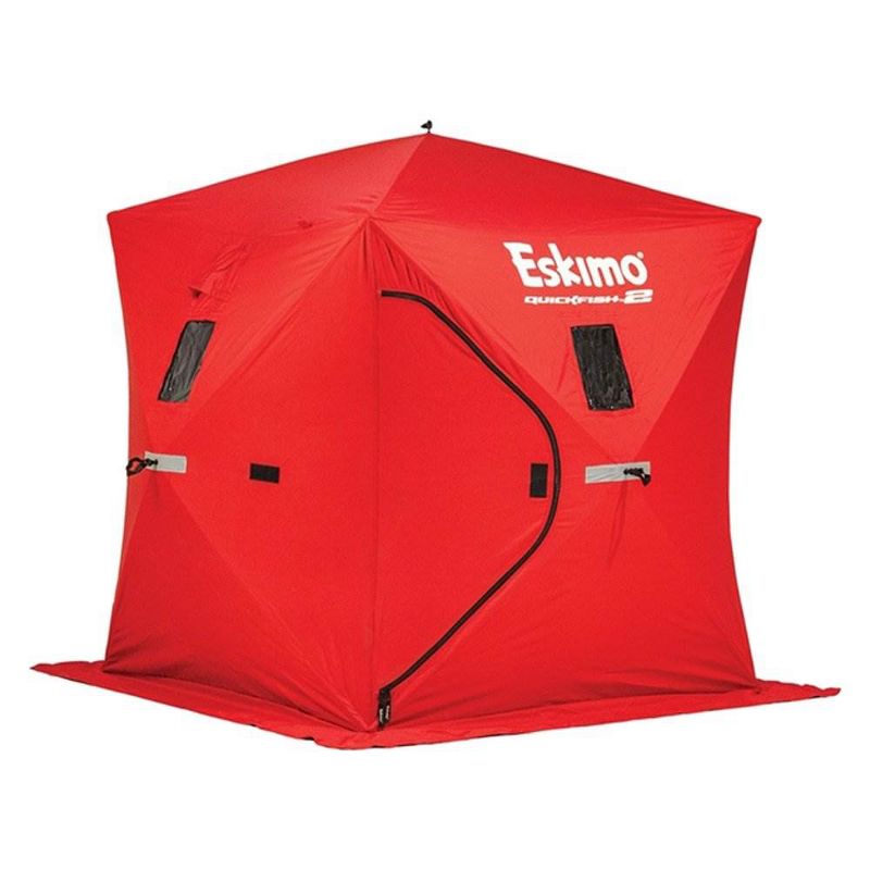 Eskimo Quickfish 2 Person Portable Pop Up Ice Fishing Tent House Shack Shelter
