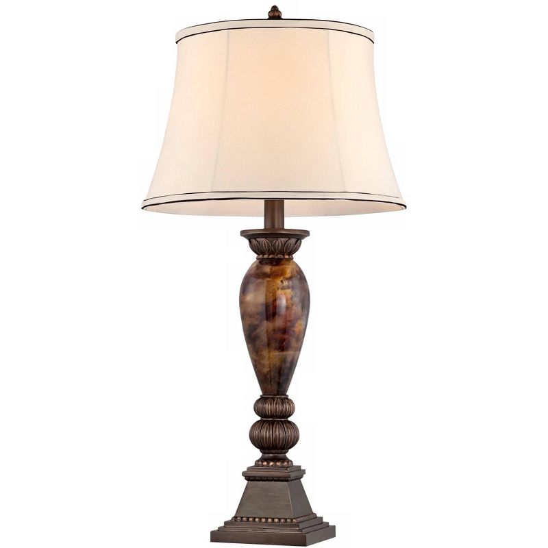Kathy Ireland Home Mulholland 33" Marbleized Table Lamp