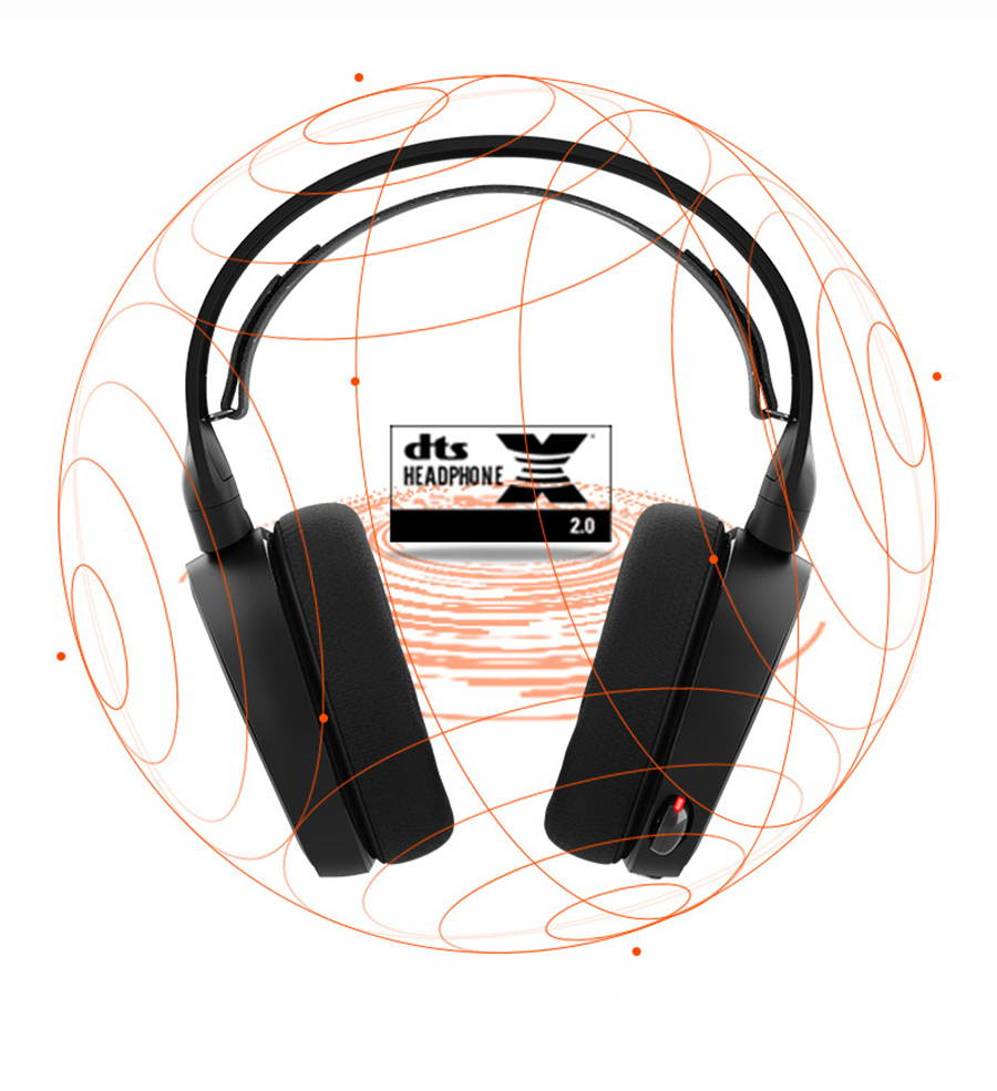 SteelSeries ARCTIS 5 7.1 Surround RGB Gaming Headset - Black (2019 Edition)