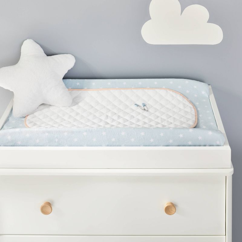 Changing Pad Liner White with Pink Edge - Cloud Island™ 3pk