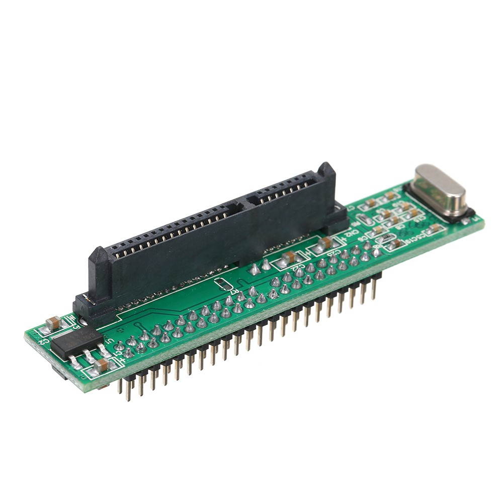 2.5 Inch SATA to IDE Adapter Support ATA HDD Hard Disk Drive or SSD to Male 44 Pin Port Converter (Vertical Type)