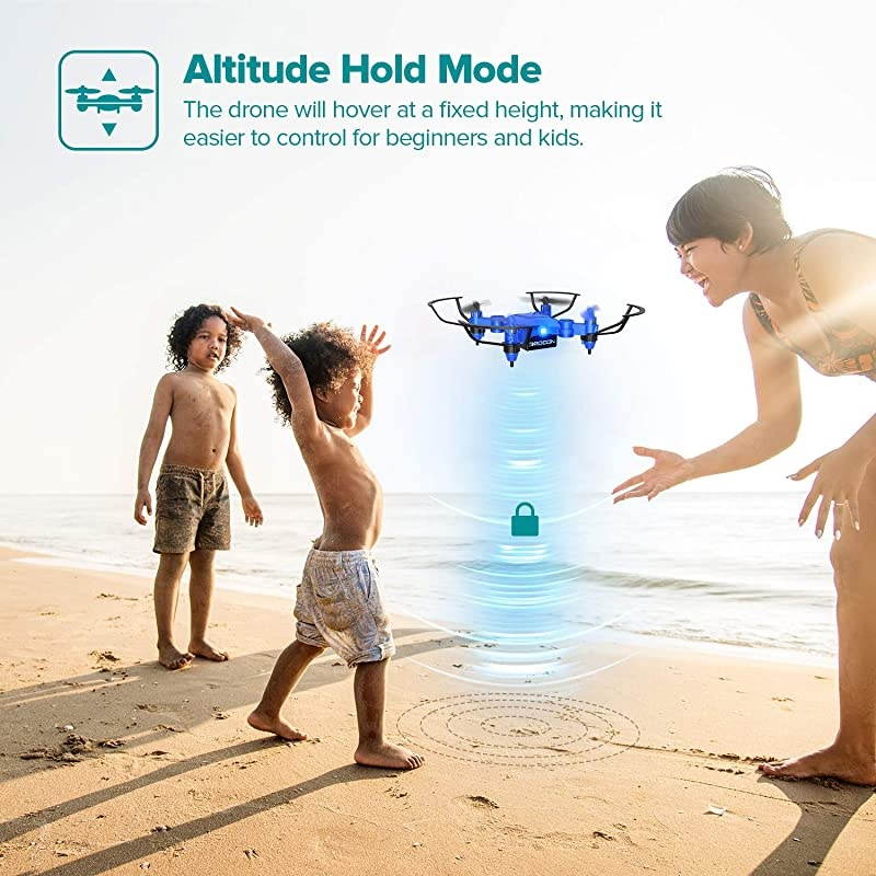 Mini Drone for Kids Scouter Foldable Beginner drone with Altitude Hold3D FlipsSelfRotatingHeadless ModeOneKey TakeOff amp LandingOneKey ReturnSpeed Adjustment2 Charge Ways