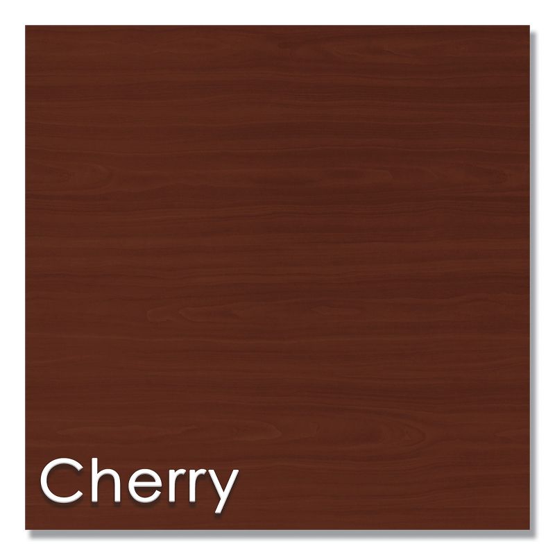 Linea Italia(R) Trento Line L-Shaped Desk, 59 1/8w x 59 1/8d x 29 1/2h, Cherry TR737CH