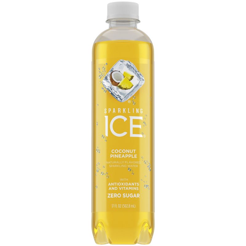 Sparkling Ice Variety Pack-Black Cherry/Peache Nectarine/Coconut Pineapple/Pink Grapefruit - 12pk/17 fl oz Bottles