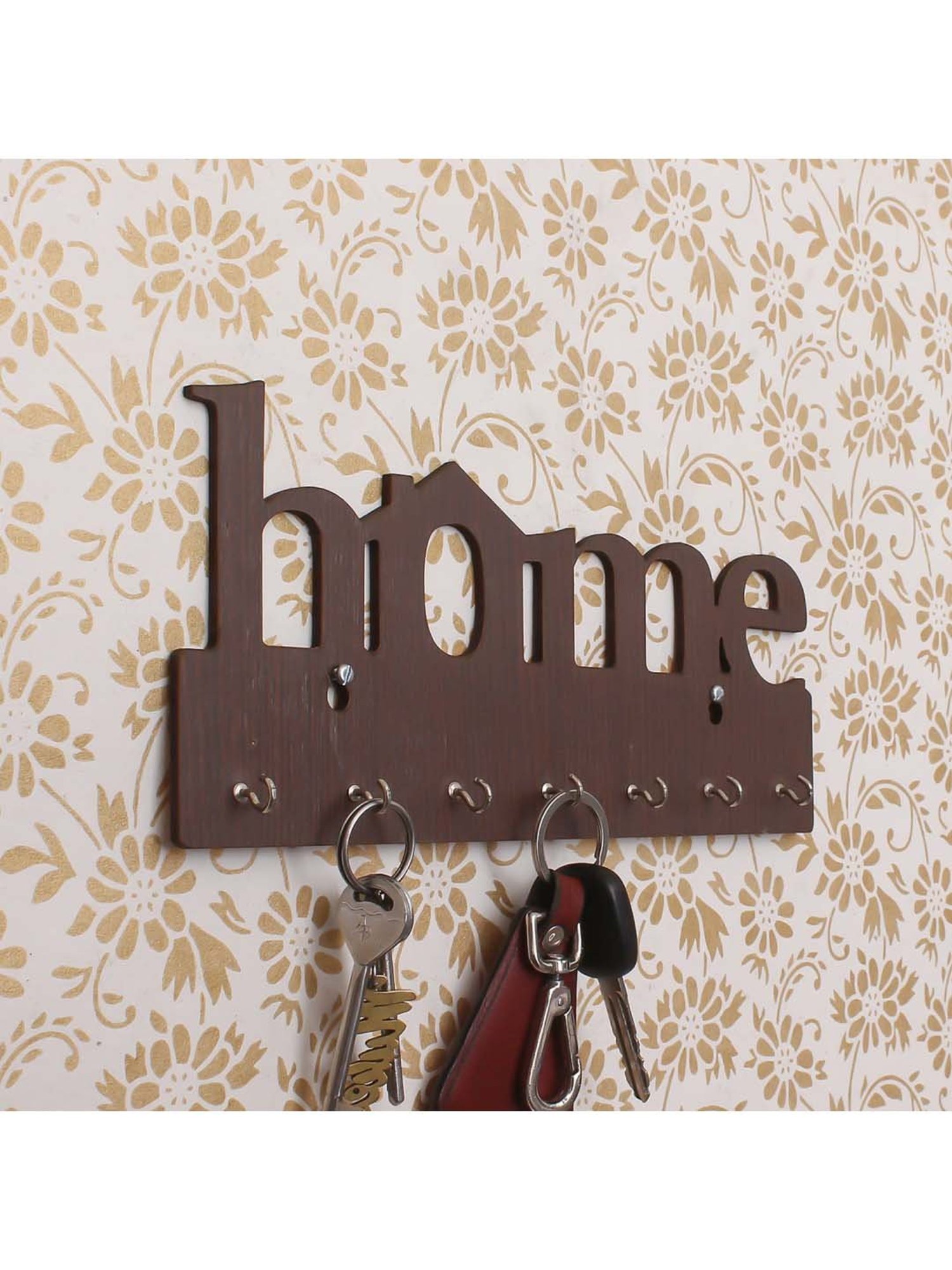 Gathari White & Orange Ceramic Desk Planter