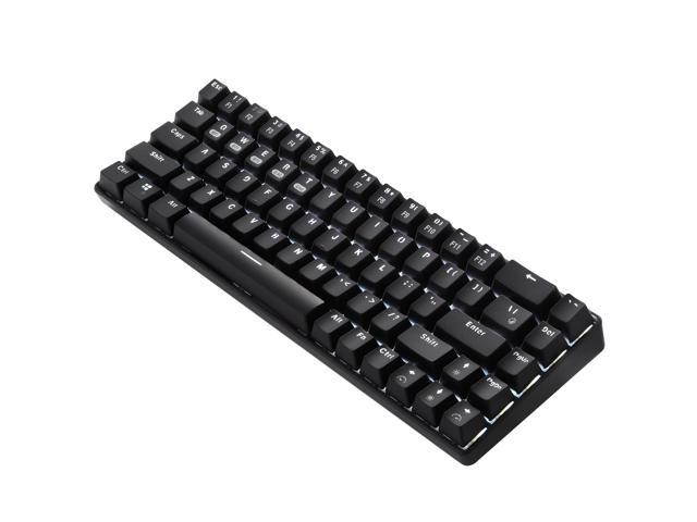 68-Key Wireless Bluetooth/USB Wired Gaming Mechanical Keyboard, Compact 65% Layout LED Backlit
