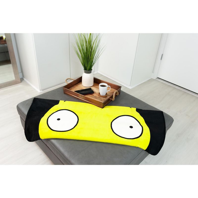 Surreal Entertainment Bobs Burgers Kuchi Kopi Fleece 45x60 Blanket