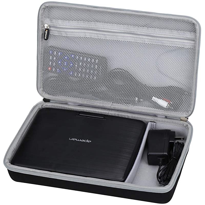 Hard Carrying Travel Case for APEMAN 9.5'' Portable DVD Player