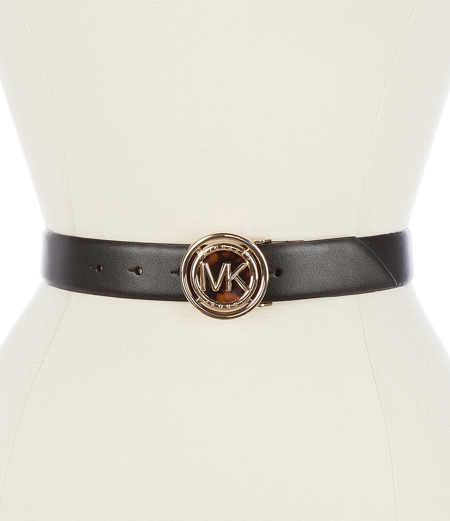 Women's Leopard Print Faux Hair Belt - Universal Thread™ Brown 2X