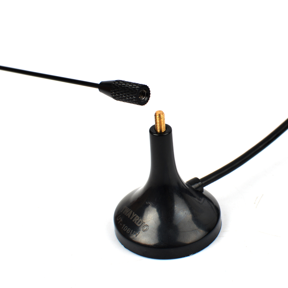Dual Band SMA-Female 144/430MHz Magnetic Base Antenna For Baofeng UV5R UV82 888S