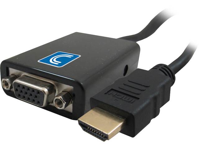 COMPREHENSIVE CONNECTIVITY COMPANY HDAM-VGAF 4IN HDMI A MALE TO VGA FEMALE