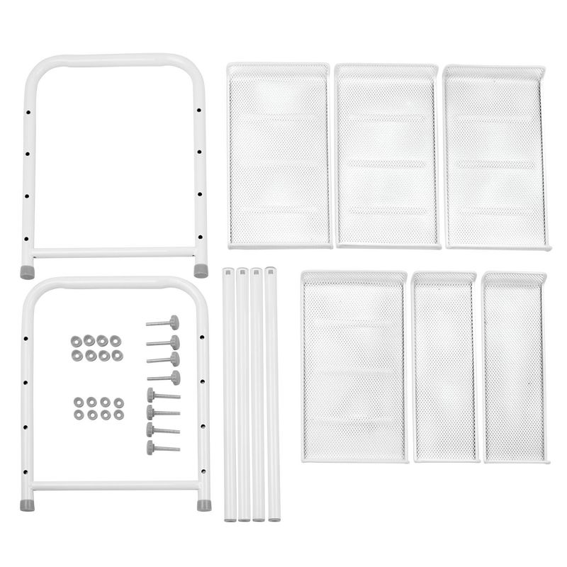 InterDesign Under Sink Organizer with Adjustable Shelf Silver