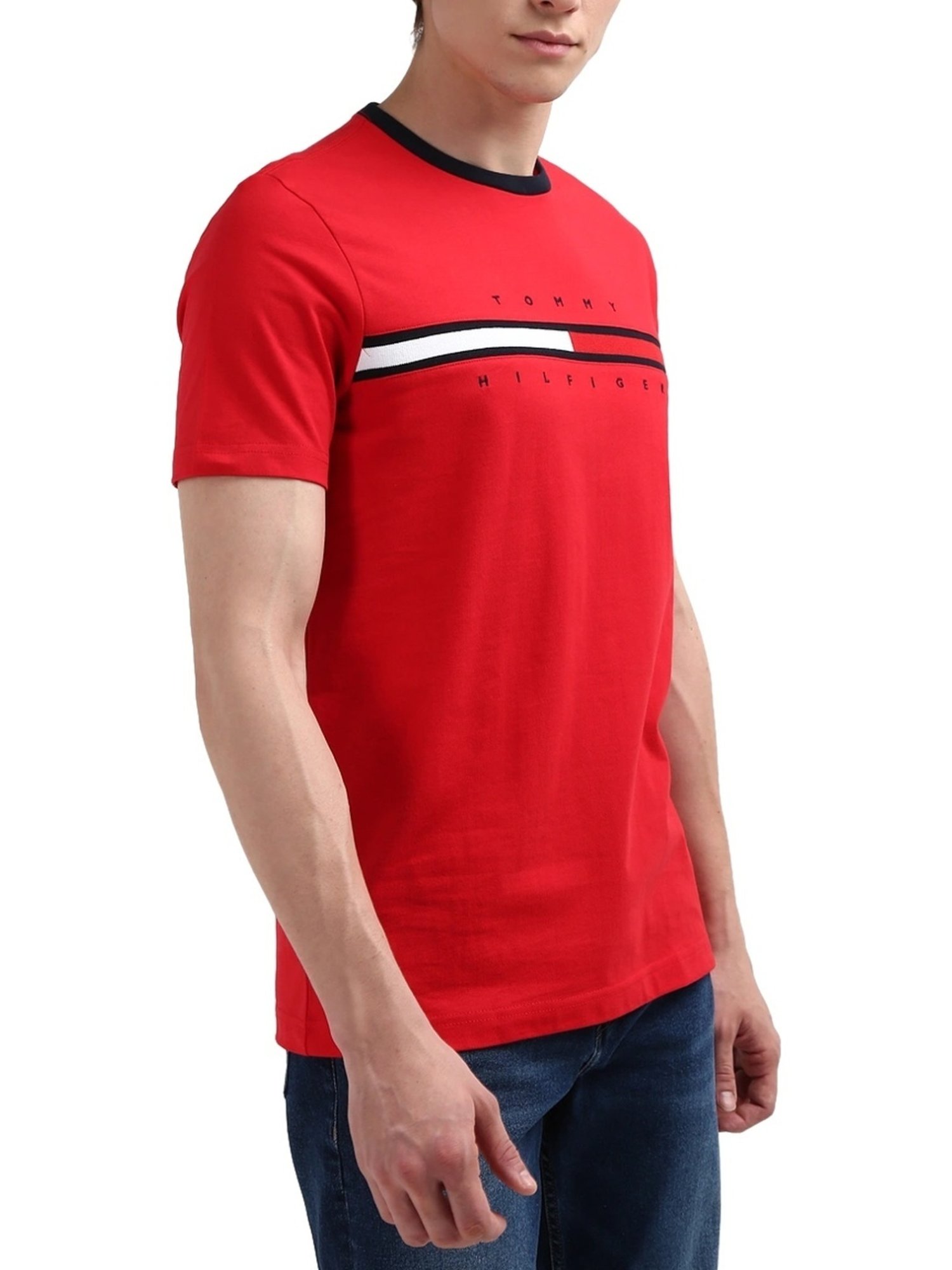 Tommy Hilfiger Primary Red Regular Fit T-Shirt