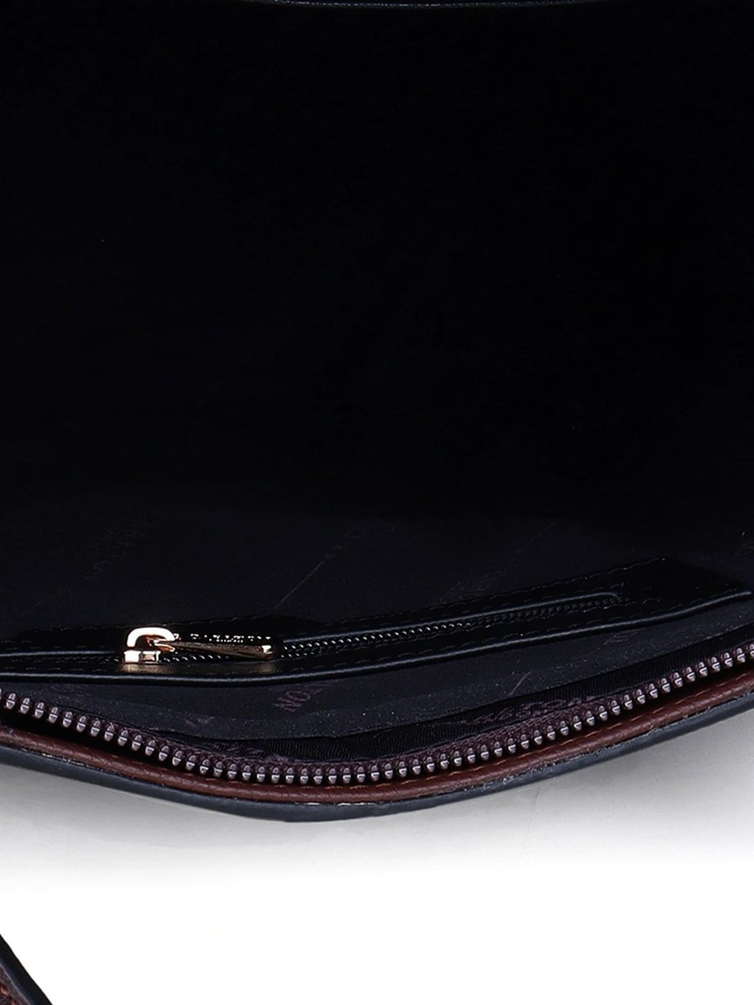 Carlton London Brown Solid Large Tote Handbag