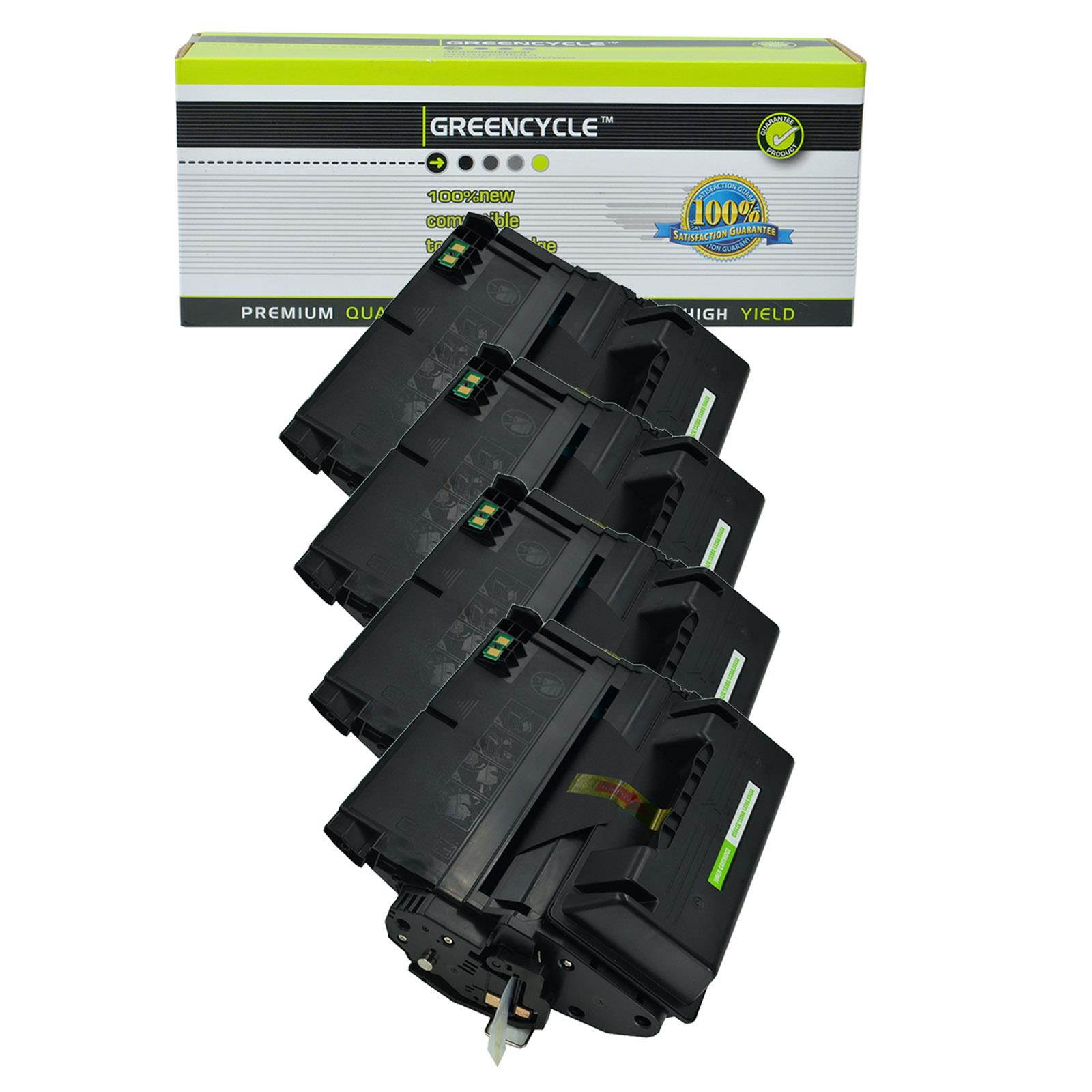 GREENCYCLE 4 Pack Compatible Q5942X 42X Black Toner Cartridge for HP LaserJet 4250 4250n 4350 Printer