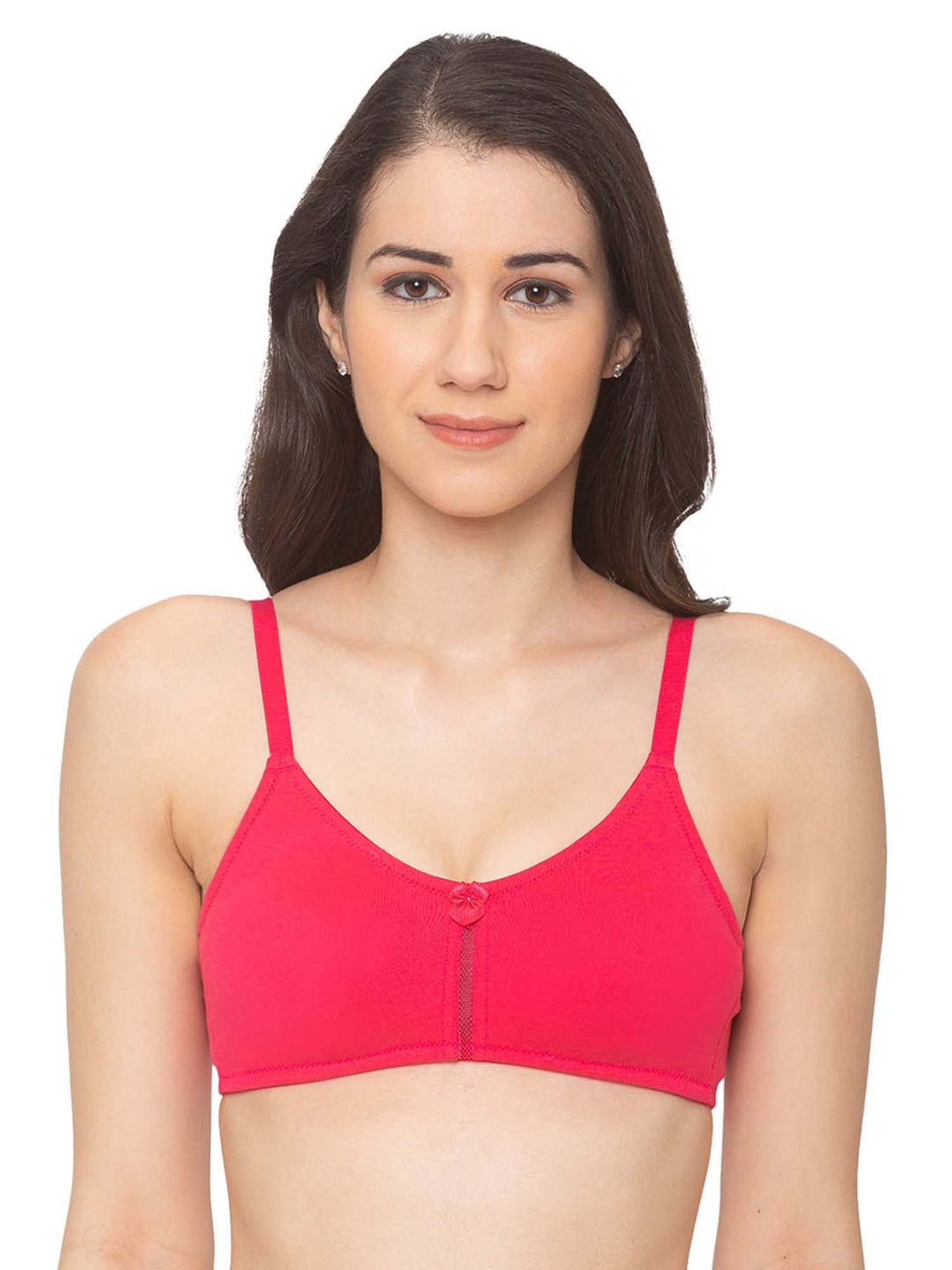 Candyskin Pink Non Wired Non Padded Full Coverage Bra