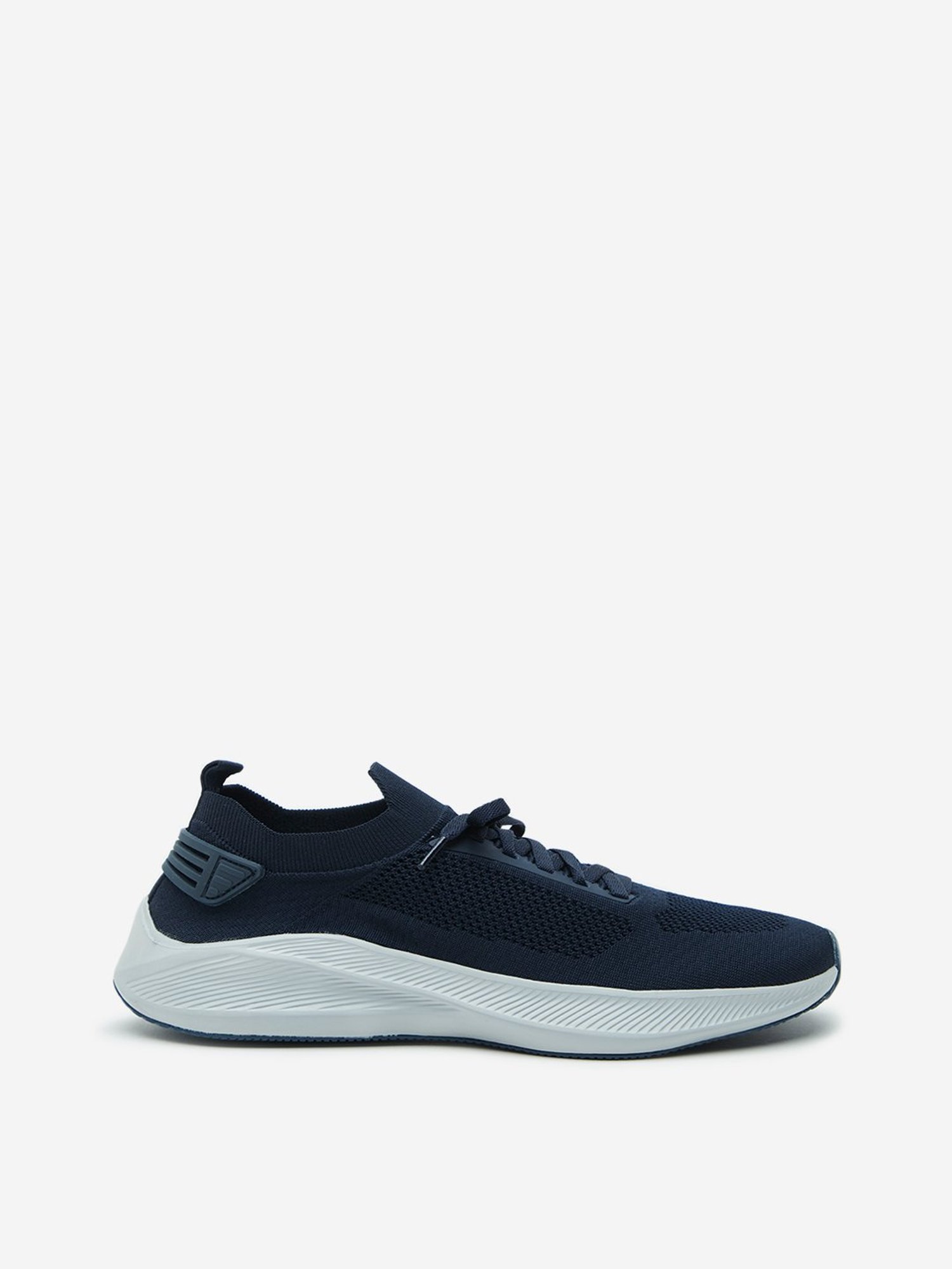 SOLEPLAY by Westside Navy Knitted Lace-Up Shoes