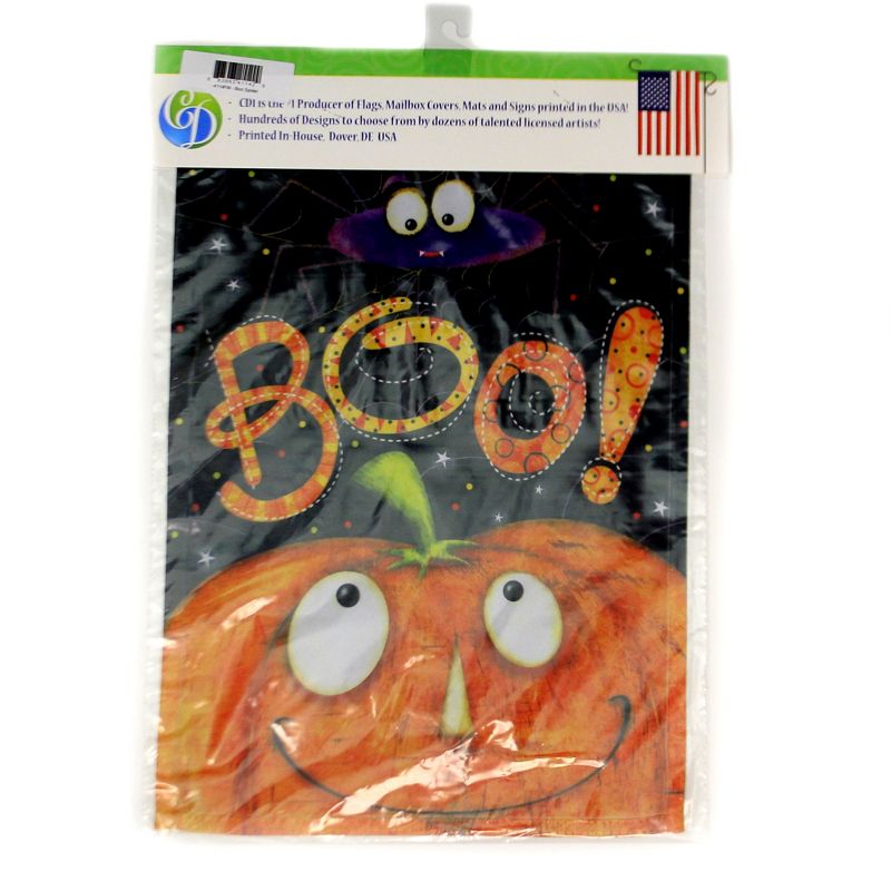 Home & Garden 18.0" Boo Spider Flag Double Sided Custom Decor  -  Flags