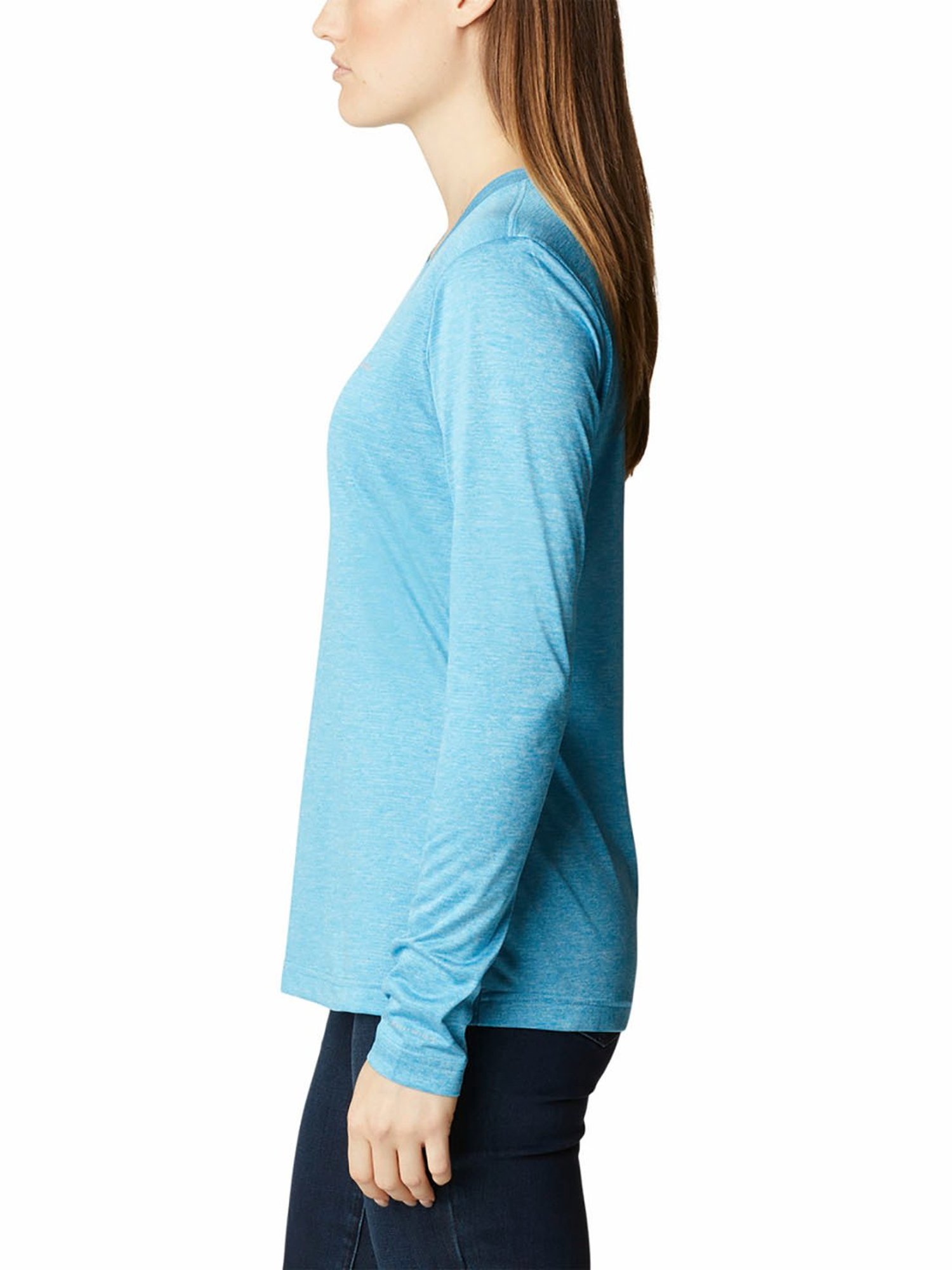 Columbia Blue Round Neck T-Shirt