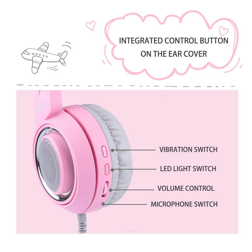 SOMIC G951 LED Light USB Gaming Stereo Headphones Headset with Microphone and LED light For PC Video Games