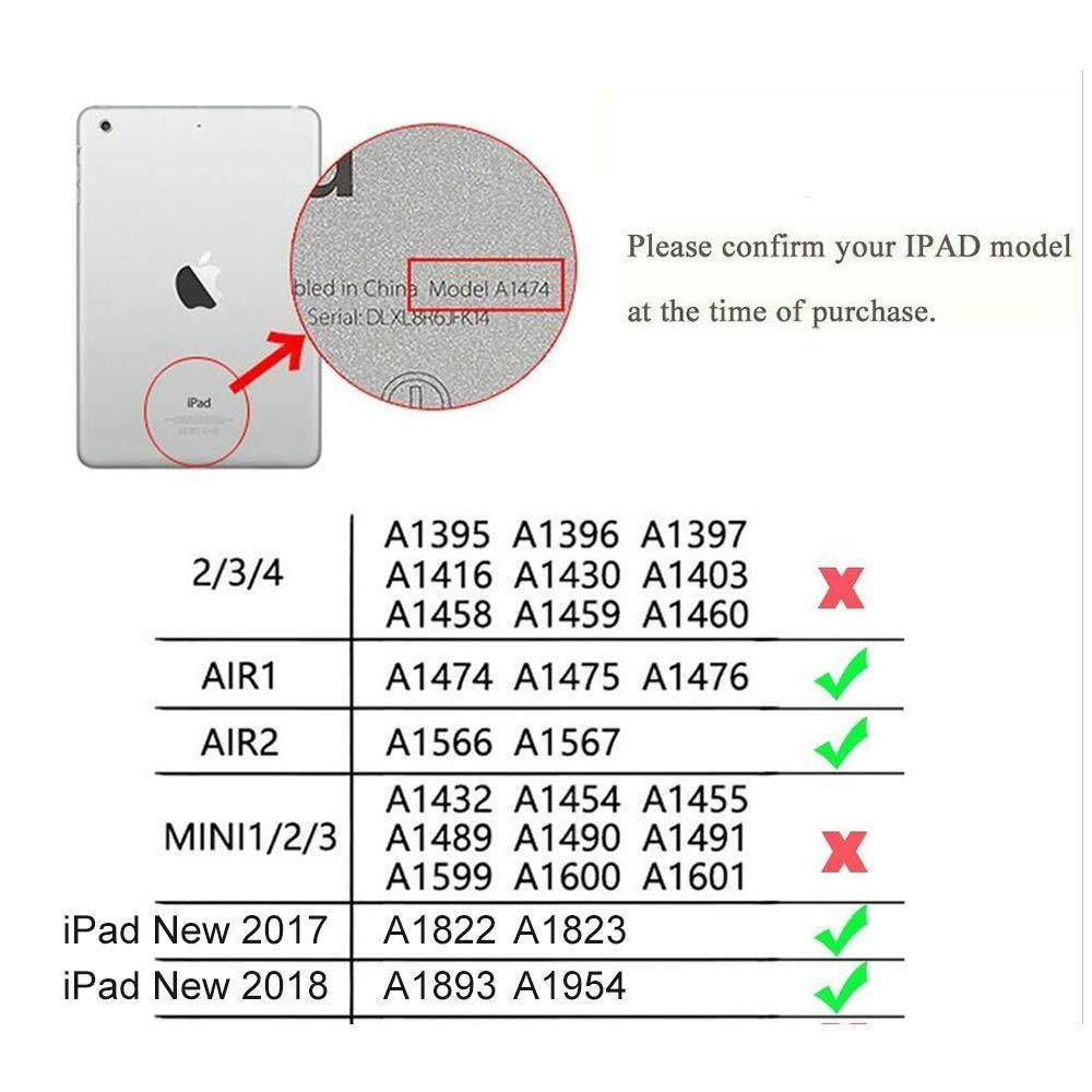 iPad 5/6/New ipad 2017/2018 Case for Kids,EVA Heavy Duty Dust/Shock/Kids Proof with Kickstand Tablets Protective Cover for iPad 2017/2018 Latest Gen/iPad 5th /6th Gen(Blue/Green)