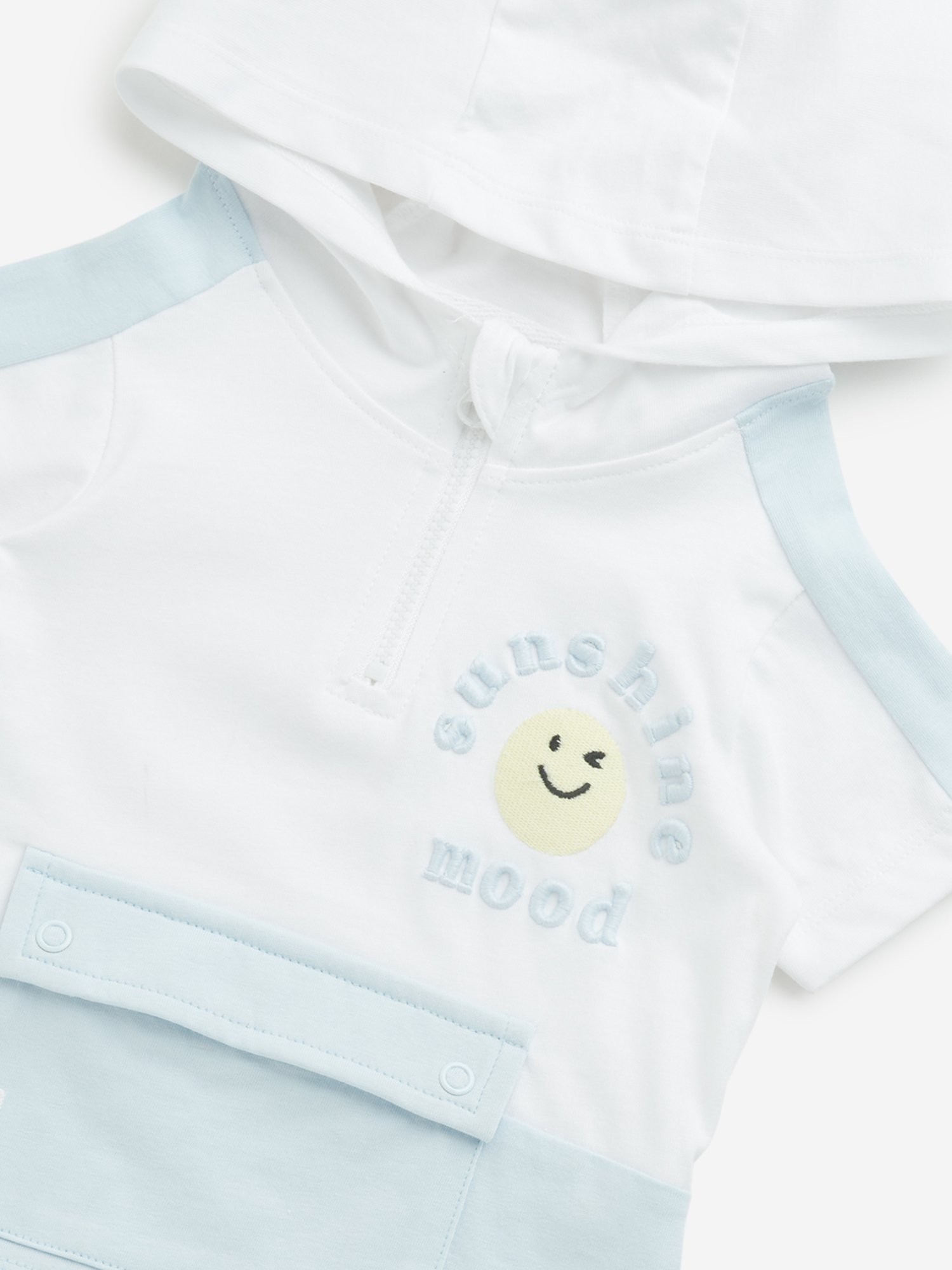 HOP Baby by Westside White Hooded Cotton T-Shirt