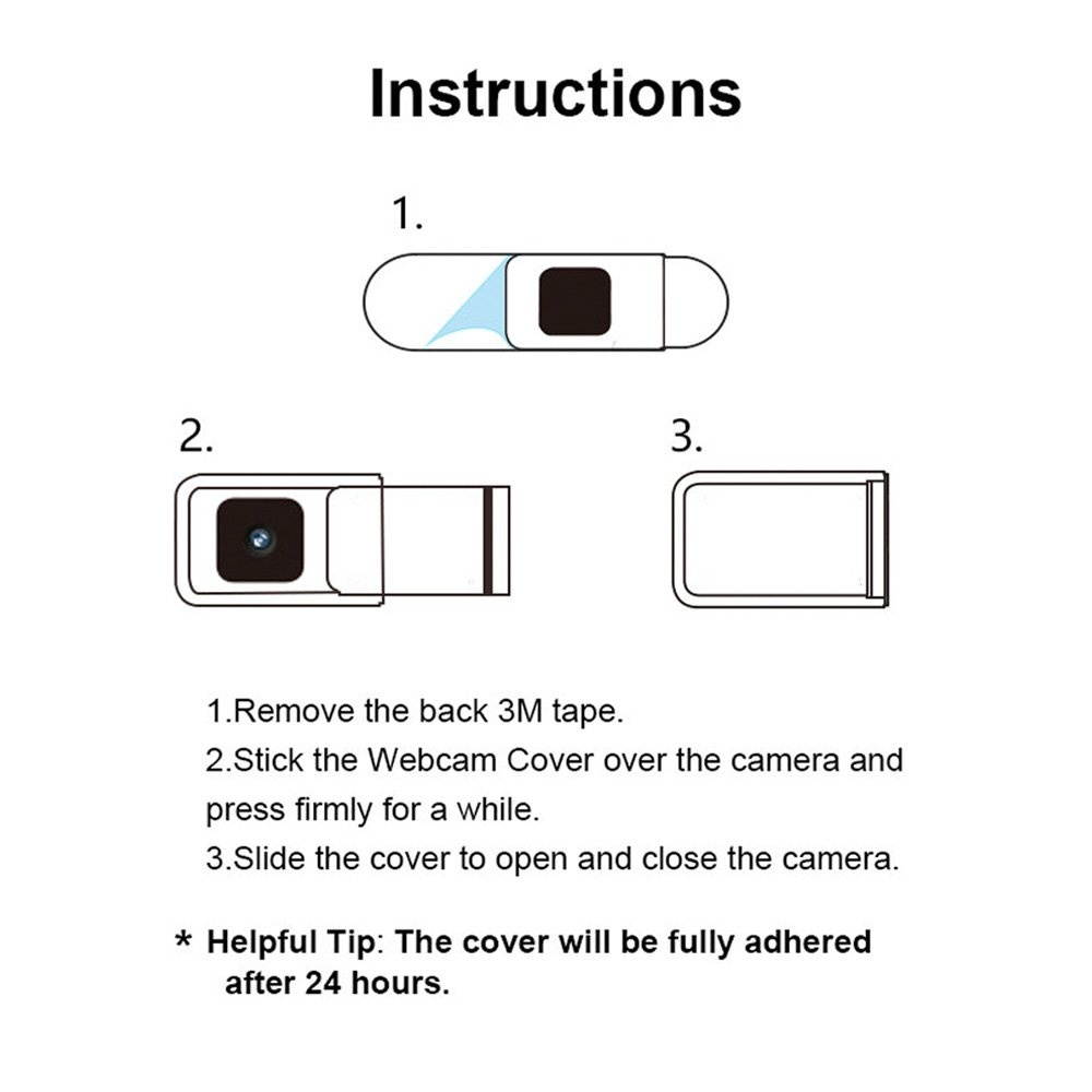 Webcam Cover Slide Aluminum Alloy Laptop Camera Cover Slide for iPhone Android Laptops Mac Books PCs Computers Tablets Smartphones Covers Your Camera for Privacy Security Multicolor 3 Pack