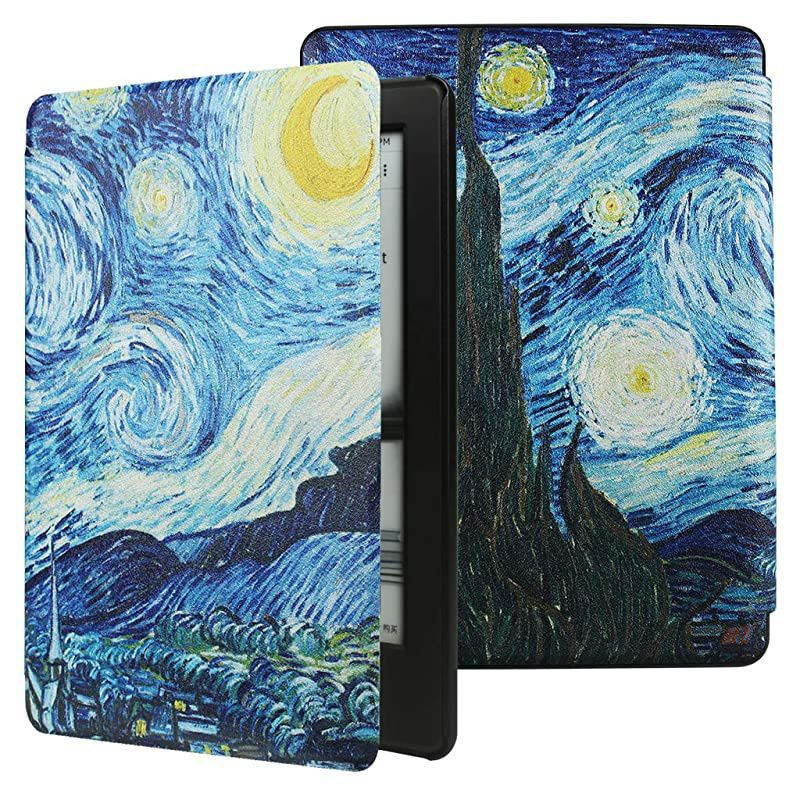 Smart Case for Kindle Paperwhite(2018 Released, 10th Generation) - Slim and Light Weight Shell Cover with Auto Wake/Sleep for Kindle Paperwhite 2018-Star Sky