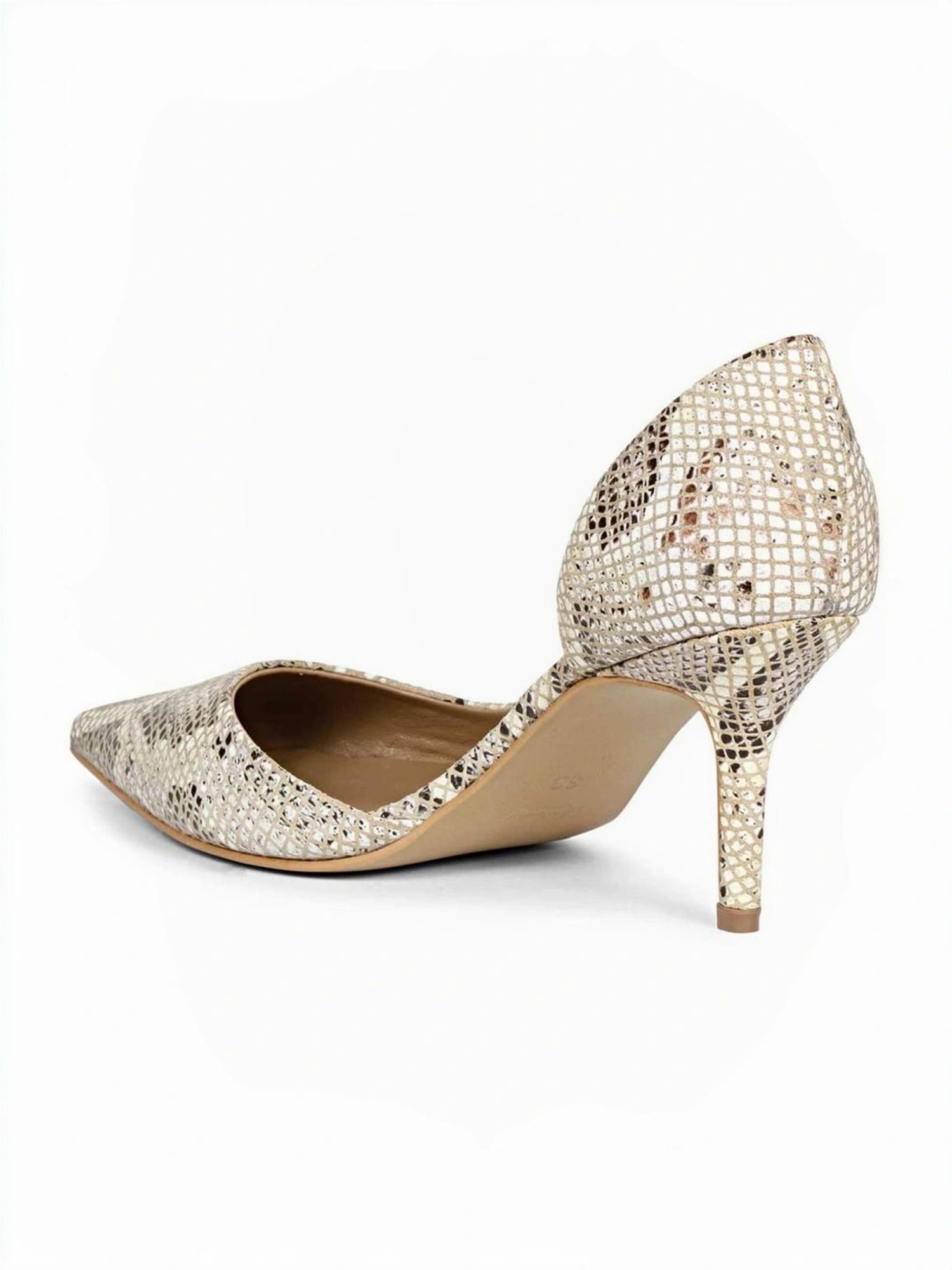 Saint G Women's Beige D'orsay Stilettos