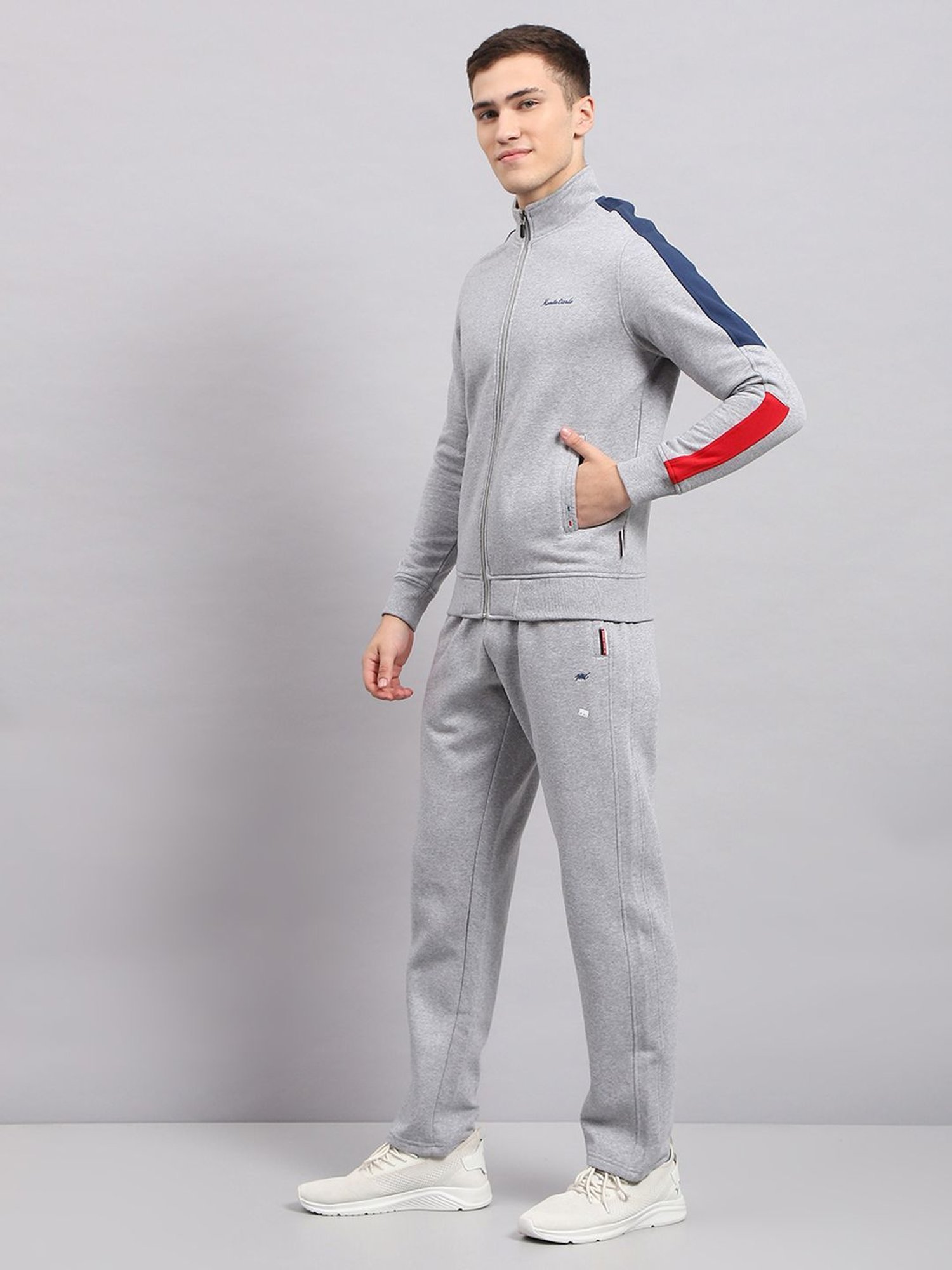 Monte Carlo Grey Regular Fit Tracksuit