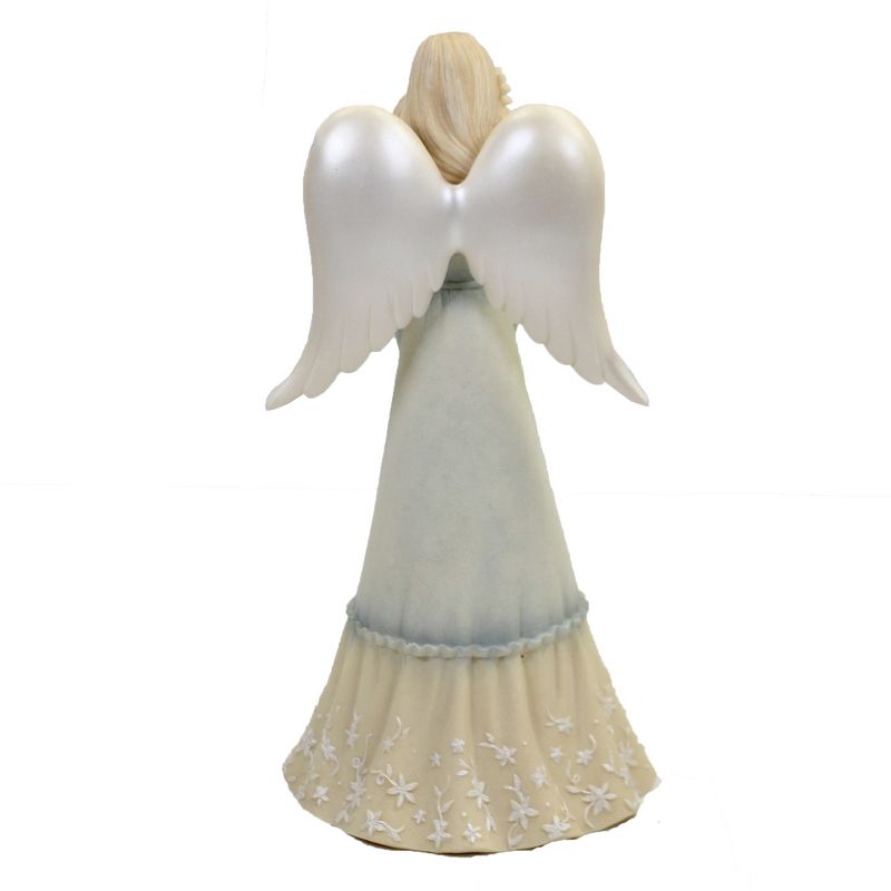 Foundations 7.75" Angel Of Gratitude Grateful Heart  -  Decorative Figurines